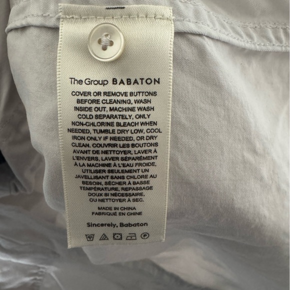 Babaton Utility Collarless Shirt - Picture 6 of 10